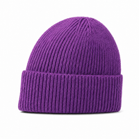 Premium Lambswool Flex Beanie with Cuff – Ultra Soft & Warm thumbnail 73 purple left
