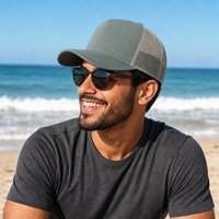 Premium A Frame HEMP TRUCKER CAP thumbnail 12 army moodboard