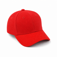 HBC Two-Tone Cap with Iconic Hudson's Bay Stripes thumbnail 6 natural red angle