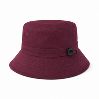 Flex Kindy Bucket Hat thumbnail 56 maroon front