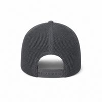 Rapper Flex High Crown Trucker Cap with Mesh Panels thumbnail 36 charcoal back
