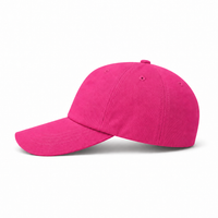 A Frame Dad Hat Unstructured thumbnail 59 hot pink left