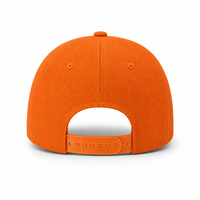 A Frame Flex Cap with Adjustable Snapback and Premium Cotton thumbnail 51 orange back