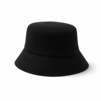 Terry Towelling Flex Bucket Hat thumbnail 94 black right