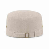 Premium Hemp Military Cap thumbnail 12 stone back