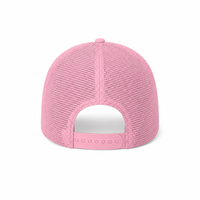 Rapper Flex High Crown Trucker Cap with Mesh Panels thumbnail 84 pink hat white front back