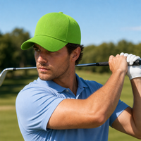A Frame Flex Cap with Adjustable Snapback and Premium Cotton thumbnail 35 green moodboard