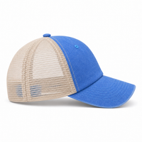 Flex Enzyme Trucker Cap with Metal Buckle Strap thumbnail 3 azure right