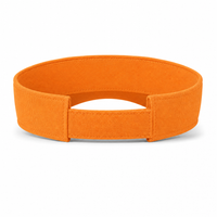 Pro Series Breathable Adjustable Sports Visor thumbnail 37 orange back