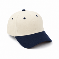 HBC Two-Tone Cap with Iconic Hudson's Bay Stripes thumbnail 34 natural/navy angle