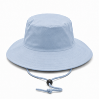 Flex Premium Surf Hat With Break-Away Strap thumbnail 54 skyblue back