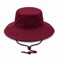 Flex Premium Surf Hat With Break-Away Strap thumbnail 26 maroon back