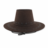 Cowboy Hat thumbnail 13 dark brown back