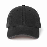 Flex Enzyme Washed Adjustable Baseball Cap thumbnail 9 black front