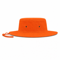 Luminescent Wide Brim Safety Hat with Adjustable Chin Strap thumbnail 4