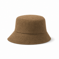 Terry Towelling Flex Bucket Hat thumbnail 28 coffee left