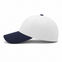 A Frame Flex Cap with Adjustable Snapback and Premium Cotton thumbnail 183 white navy left