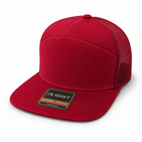 R168 Trucker Hat with Breathable Mesh and Adjustable Fit thumbnail 65 cardinal angle
