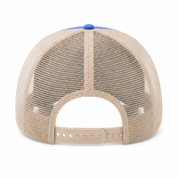 Flex Enzyme Trucker Cap with Metal Buckle Strap thumbnail 4 azure back