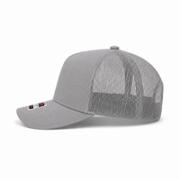 Ottocap 32285 A-Frame 5-Panel Mesh Back Trucker Hat thumbnail 51 grey left