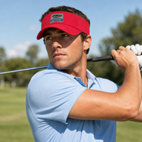 Pro Series Breathable Adjustable Sports Visor thumbnail 47 red moodboard