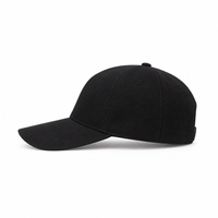 Cool & Dry Mini Piqué Mid Pro Cap with Comfort Stretch Sweatband thumbnail 2 solid black left