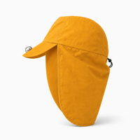 Flex 4057 Water Resistant Legionnaire Caps with Adjustable Strap thumbnail 30 gold left
