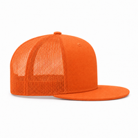 Urban Flex Structured Trucker Cap with Breathable Mesh & Pre-Curved Visor thumbnail 20 orange right
