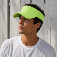 Pro Series Breathable Adjustable Sports Visor thumbnail 24 lime moodboard