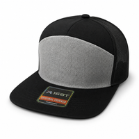 R168 Trucker Hat with Breathable Mesh and Adjustable Fit thumbnail 6 army angle