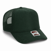 Ottocap 39165 High Crown Foam trucker with rope thumbnail 34 dark green angle