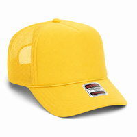 Ottocap 39165 High Crown Foam trucker with rope thumbnail 50 yellow angle