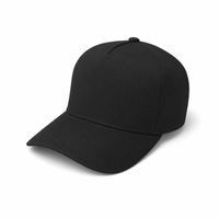Flex Waikiki Water-Repellent Nylon Curved Peak Cap thumbnail 7 black angle