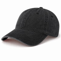 Flex Enzyme Washed Adjustable Baseball Cap thumbnail 13 black angle