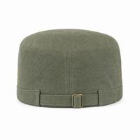 Premium Hemp Military Cap thumbnail 5 army back