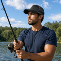 Flex Stripe A Frame High Profile Trucker Cap thumbnail 16 black charcoal moodboard