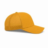 Rapper Flex High Crown Trucker Cap with Mesh Panels thumbnail 222 gold right