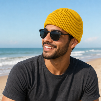 Premium Lambswool Flex Beanie with Cuff – Ultra Soft & Warm