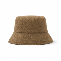 Terry Towelling Flex Bucket Hat thumbnail 27 coffee front