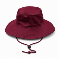 Flex Premium Surf Hat With Break-Away Strap thumbnail 23 maroon front