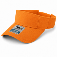 Pro Series Breathable Adjustable Sports Visor thumbnail 38 orange angle