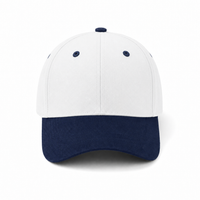 HBC Two-Tone Cap with Iconic Hudson's Bay Stripes thumbnail 16 white/navy front