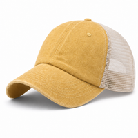 Flex Enzyme Trucker Cap with Metal Buckle Strap thumbnail 27 gold angle