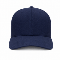 Cool & Dry Mini Piqué Mid Pro Cap with Comfort Stretch Sweatband thumbnail 6 solid navy front