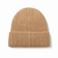 Premium Merino Wool Beanie with Cuff – Soft & Warm Knit Hat thumbnail 13 stone back