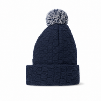 Pom Pom Beanie thumbnail 31 navy,navy,white left
