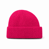 Premium Lambswool Flex Beanie with Cuff – Ultra Soft & Warm thumbnail 24 hot pink right
