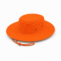 Luminescent Wide Brim Safety Hat with Adjustable Chin Strap thumbnail 6