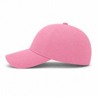 A Frame Flex Cap with Adjustable Snapback and Premium Cotton thumbnail 40 pink left