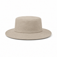Brushed Heavy Cotton Wide Brim Hat with Adjustable Chin Strap thumbnail 37